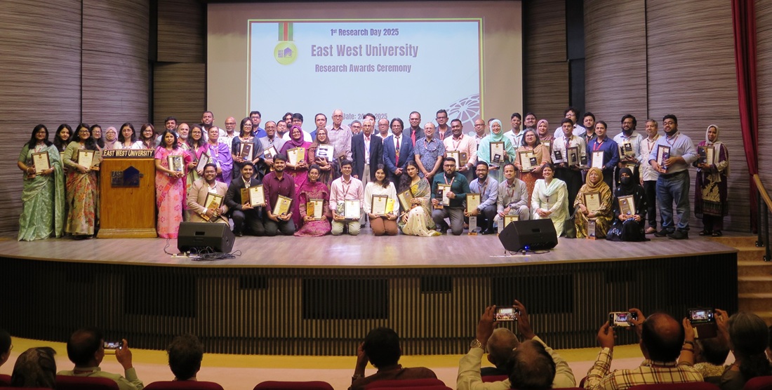 The 1st Research Day is Celebrated at East West University