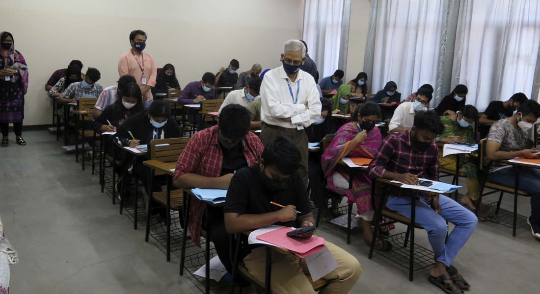 Admission Test for Summer Semester 2022 held at EW... 