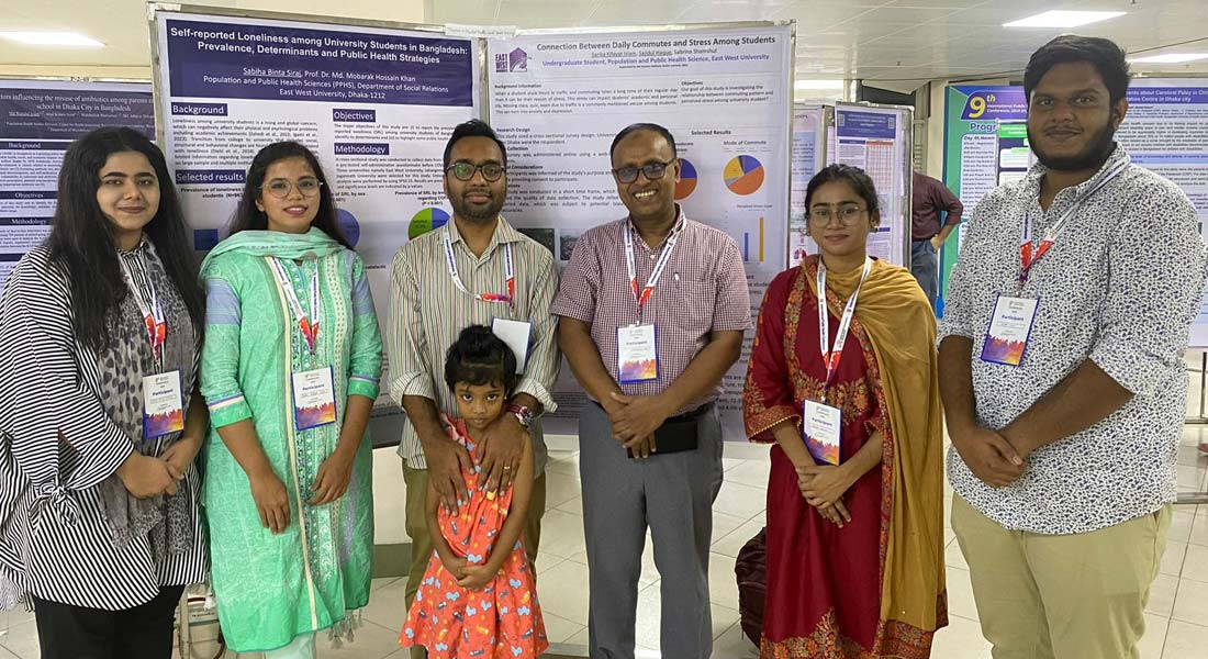Student of the Department of Social Relations Presented Poster in an Intenational Conference