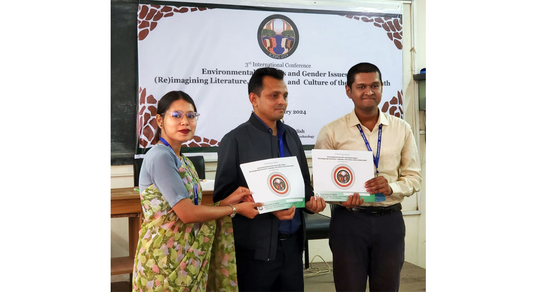 Faculty Members and Students of Department of English Attended an International Conference at SUST