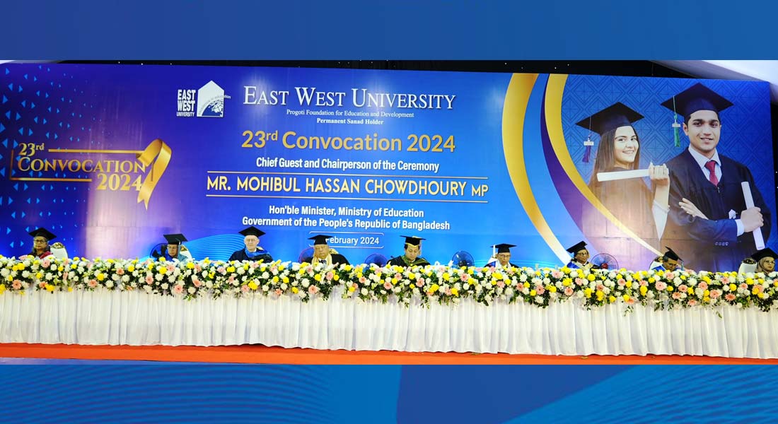 East West University Celebrates its 23rd Convocation