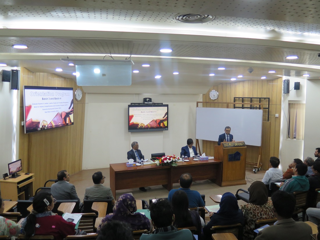 Orientation Program for Graduate Diploma in Leather, Leather Goods, and Footwear Management Held at...