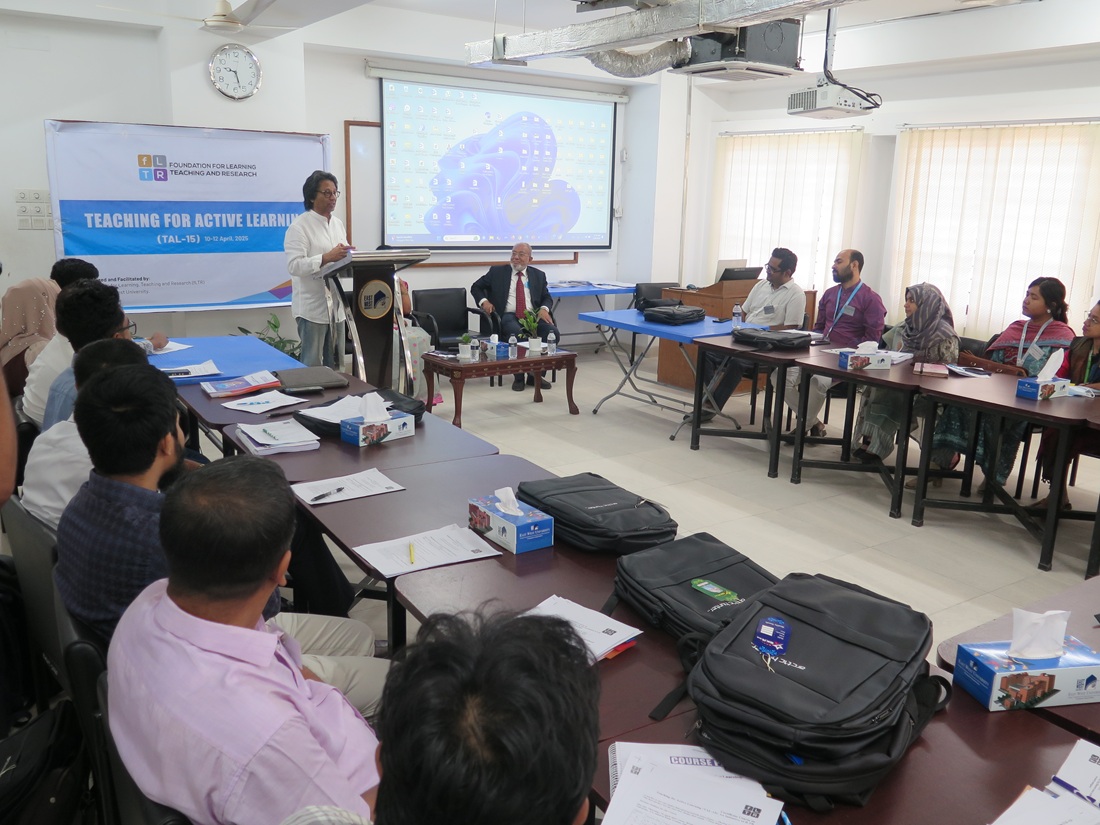 Teaching for Active Learning (TAL) Batch 15 Training has been Inaugurated at East West University