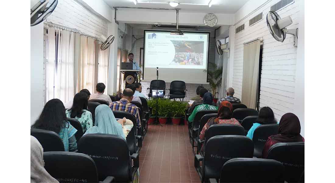 EWUCRT Arranges a Research Seminar on VR-Based Disaster Response Training